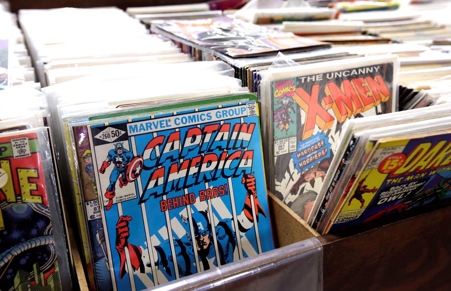 Check out a comic book convention